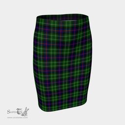 Scottish Leslie Hunting Clan Tartan Womens Pencil Skirt Tartan Fitted Skirt