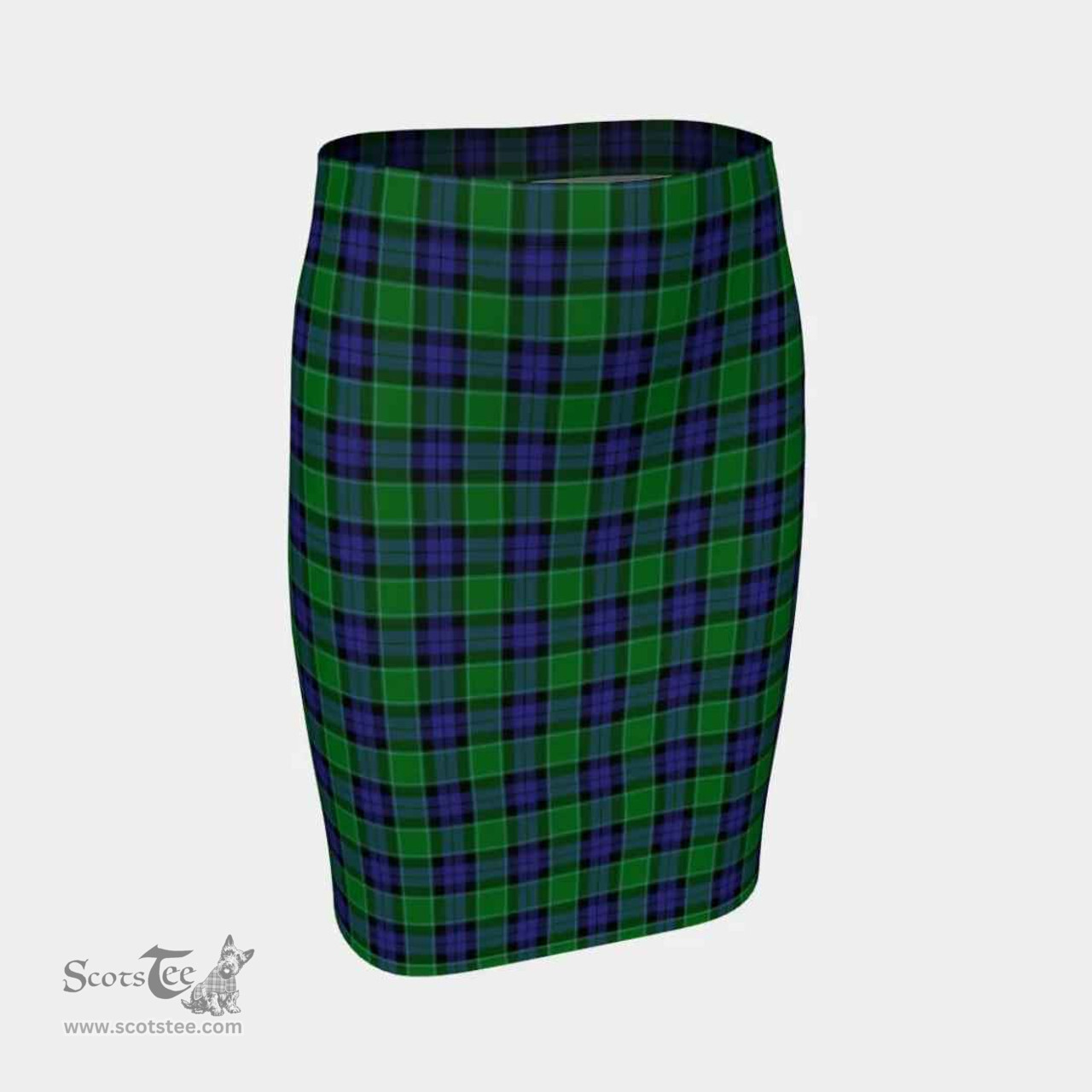 Scottish Graham of Menteith Modern Clan Tartan Womens Pencil Skirt Tartan Fitted Skirt