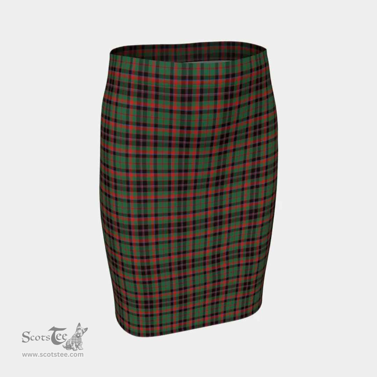 Scottish Cumming Hunting Ancient Clan Tartan Womens Pencil Skirt Tartan Fitted Skirt