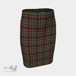 Scottish Cumming Hunting Ancient Clan Tartan Womens Pencil Skirt Tartan Fitted Skirt