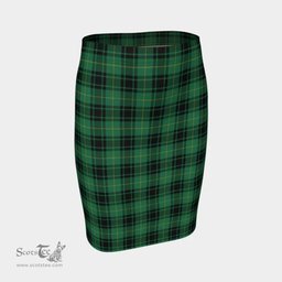 Scottish MacArthur Ancient Clan Tartan Womens Pencil Skirt Tartan Fitted Skirt
