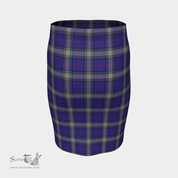 Scottish Kinnaird Clan Tartan Womens Pencil Skirt Tartan Fitted Skirt