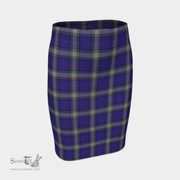 Scottish Kinnaird Clan Tartan Womens Pencil Skirt Tartan Fitted Skirt