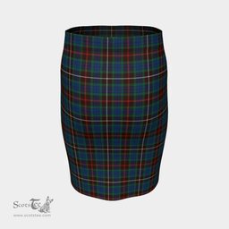 Scottish Fraser Hunting Ancient Clan Tartan Womens Pencil Skirt Tartan Fitted Skirt