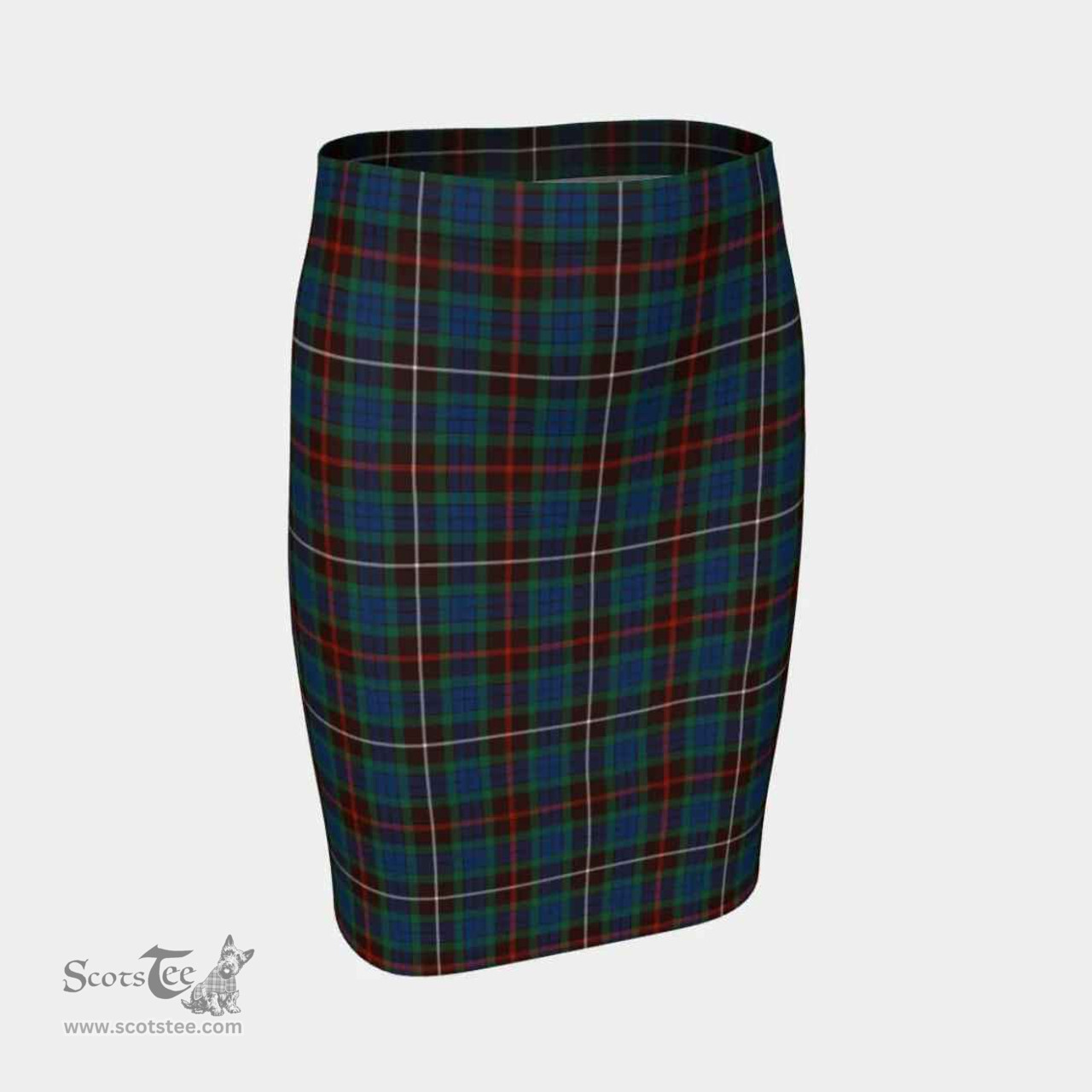 Scottish Fraser Hunting Ancient Clan Tartan Womens Pencil Skirt Tartan Fitted Skirt