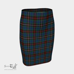 Scottish Fraser Hunting Ancient Clan Tartan Womens Pencil Skirt Tartan Fitted Skirt