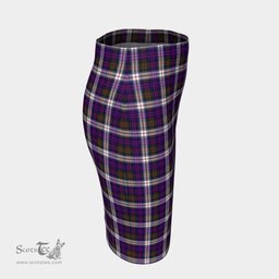 Scottish MacDonald Dress Modern Clan Tartan Womens Pencil Skirt Tartan Fitted Skirt