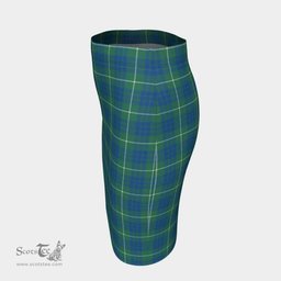 Scottish Hamilton Hunting Ancient Clan Tartan Womens Pencil Skirt Tartan Fitted Skirt