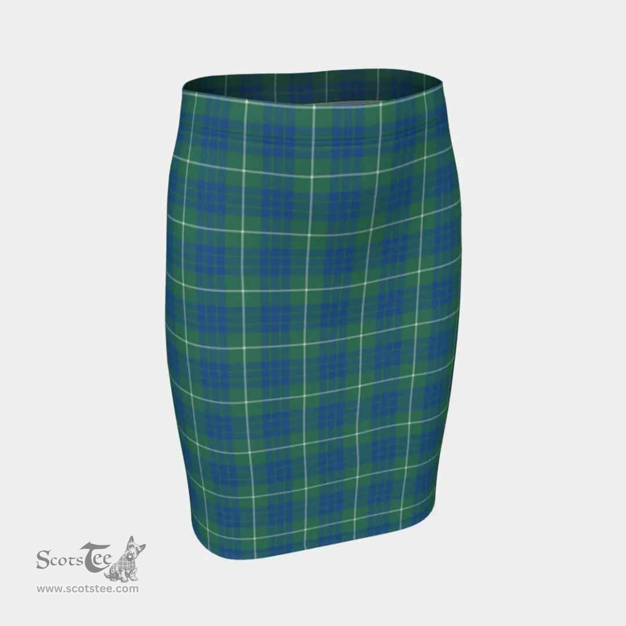 Scottish Hamilton Hunting Ancient Clan Tartan Womens Pencil Skirt Tartan Fitted Skirt