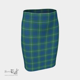 Scottish Hamilton Hunting Ancient Clan Tartan Womens Pencil Skirt Tartan Fitted Skirt