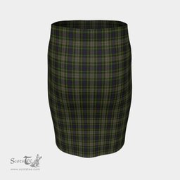 Scottish Davidson Tulloch Dress Clan Tartan Womens Pencil Skirt Tartan Fitted Skirt