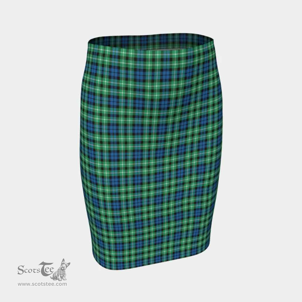 Scottish Graham of Montrose Ancient Clan Tartan Womens Pencil Skirt Tartan Fitted Skirt