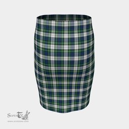 Scottish Gordon Dress Ancient Clan Tartan Womens Pencil Skirt Tartan Fitted Skirt