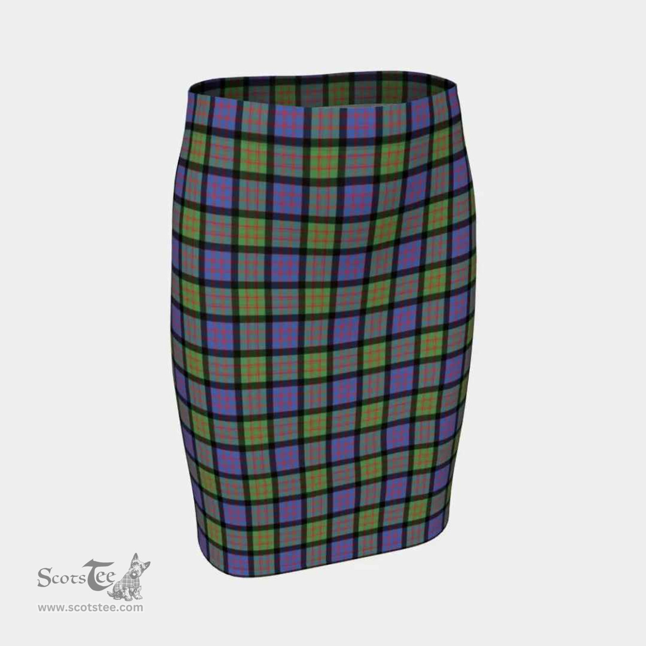 Scottish MacDonald Ancient Clan Tartan Womens Pencil Skirt Tartan Fitted Skirt