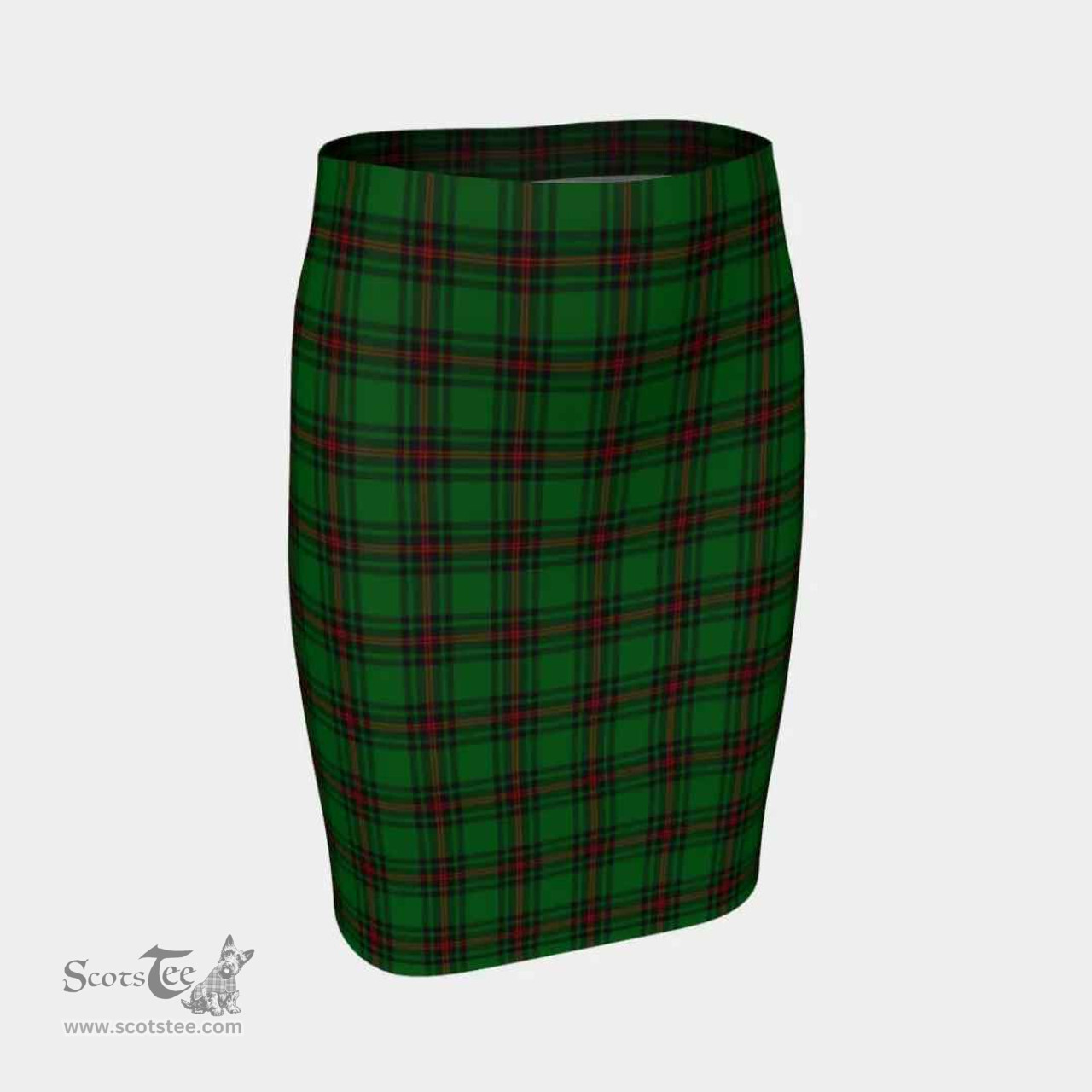 Scottish Fife District Clan Tartan Womens Pencil Skirt Tartan Fitted Skirt