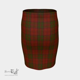 Scottish Drummond Clan Tartan Womens Pencil Skirt Tartan Fitted Skirt