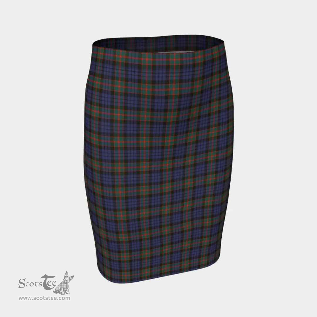 Scottish Fletcher of Dunans Clan Tartan Womens Pencil Skirt Tartan Fitted Skirt