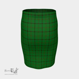 Scottish Don (Tribe-of-Mar) Clan Tartan Womens Pencil Skirt Tartan Fitted Skirt