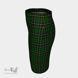 Scottish MacAlpine Modern Clan Tartan Womens Pencil Skirt Tartan Fitted Skirt