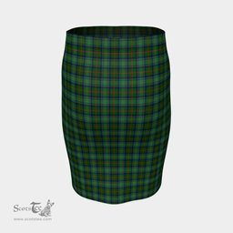 Scottish Cranstoun Clan Tartan Womens Pencil Skirt Tartan Fitted Skirt