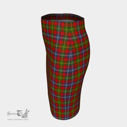 Scottish Forrester Clan Tartan Womens Pencil Skirt Tartan Fitted Skirt