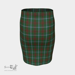 Scottish Gayre Clan Tartan Womens Pencil Skirt Tartan Fitted Skirt