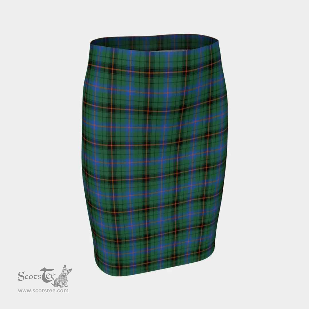 Scottish Davidson Ancient Clan Tartan Womens Pencil Skirt Tartan Fitted Skirt