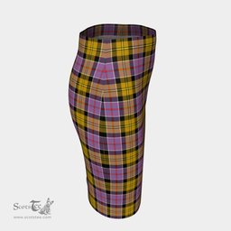 Scottish Culloden Ancient Clan Tartan Womens Pencil Skirt Tartan Fitted Skirt