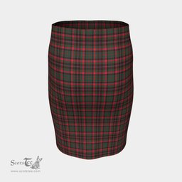 Scottish Cumming Hunting Modern Clan Tartan Womens Pencil Skirt Tartan Fitted Skirt