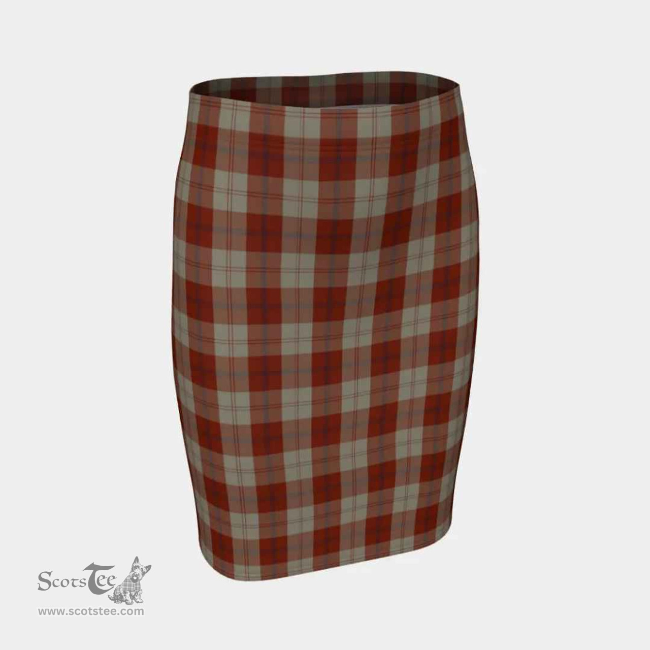 Scottish Davidson Dress Dancers Clan Tartan Womens Pencil Skirt Tartan Fitted Skirt