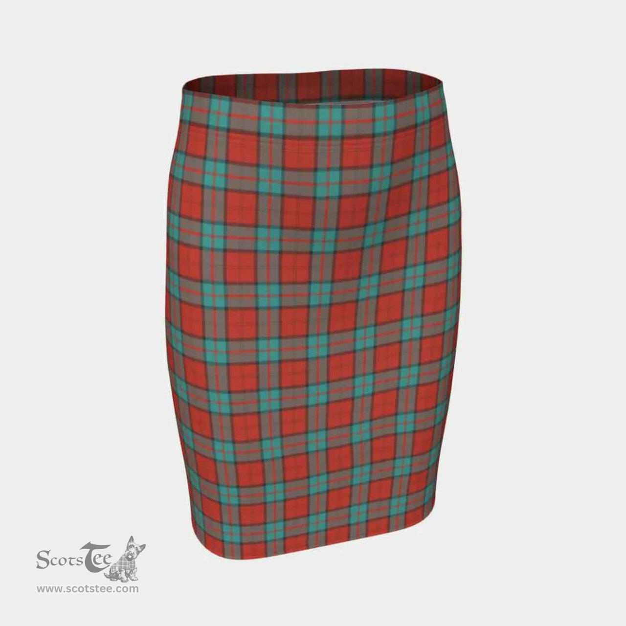 Scottish Dunbar Ancient Clan Tartan Womens Pencil Skirt Tartan Fitted Skirt