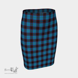 Scottish Home Ancient Clan Tartan Womens Pencil Skirt Tartan Fitted Skirt