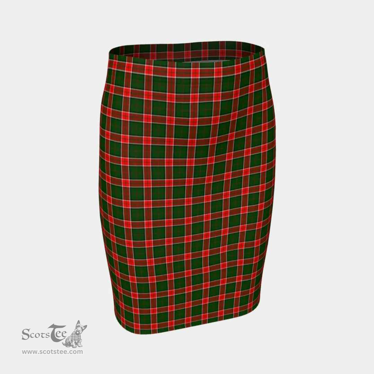 Scottish Pollock Modern Clan Tartan Womens Pencil Skirt Tartan Fitted Skirt