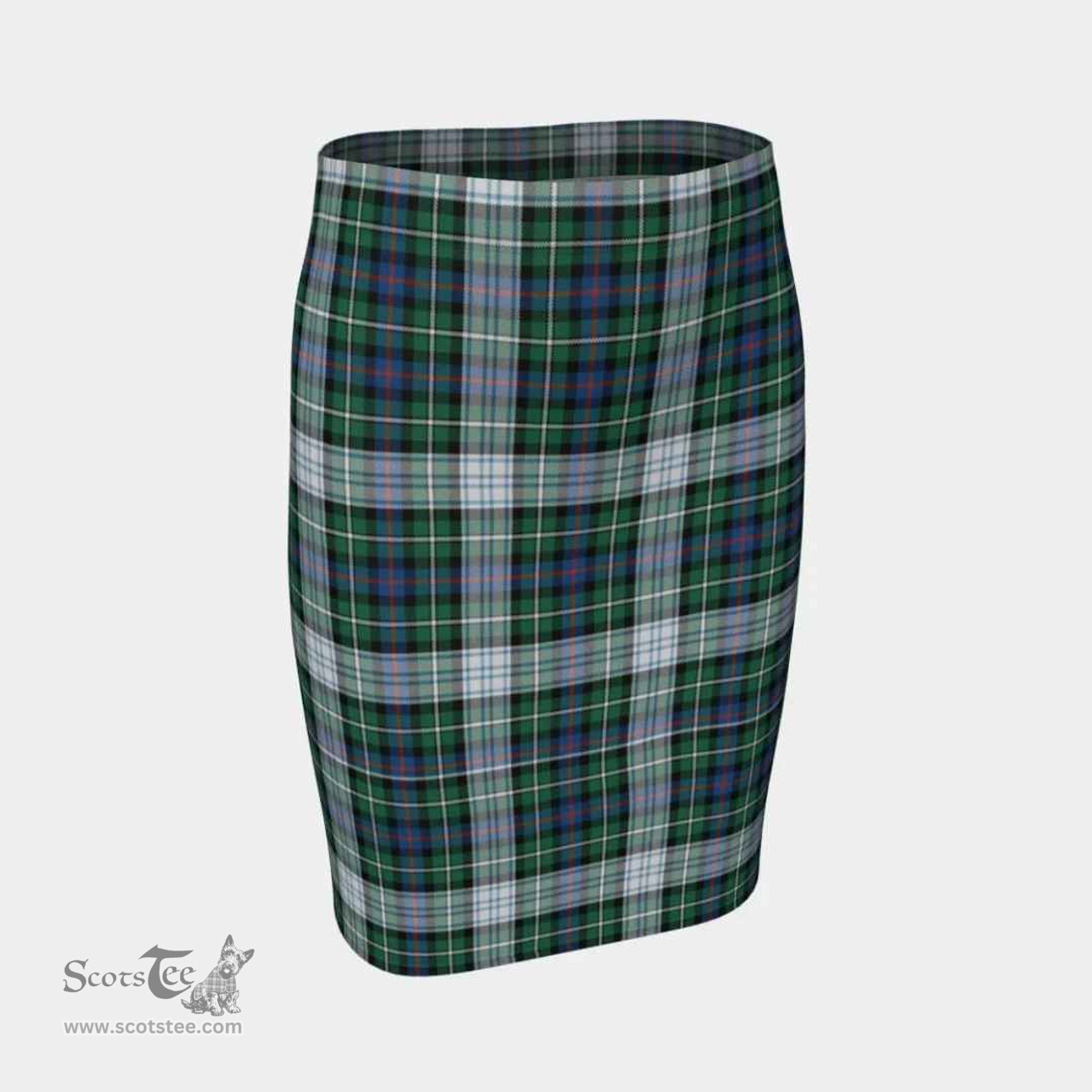 Scottish MacKenzie Dress Ancient Clan Tartan Womens Pencil Skirt Tartan Fitted Skirt