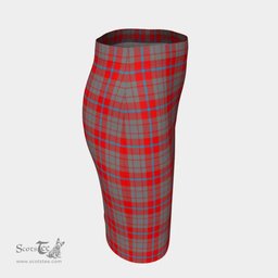Scottish Moubray Clan Tartan Womens Pencil Skirt Tartan Fitted Skirt