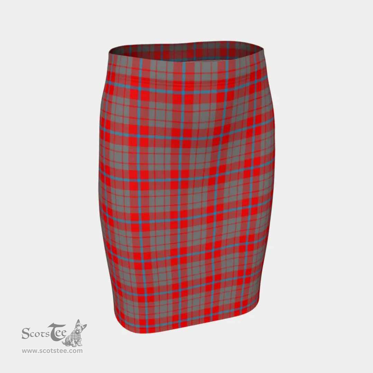 Scottish Moubray Clan Tartan Womens Pencil Skirt Tartan Fitted Skirt