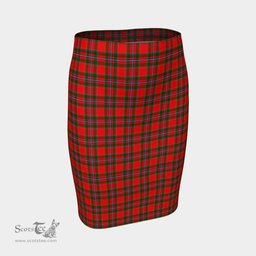 Scottish Perthshire District Clan Tartan Womens Pencil Skirt Tartan Fitted Skirt