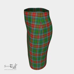 Scottish Muirhead Clan Tartan Womens Pencil Skirt Tartan Fitted Skirt