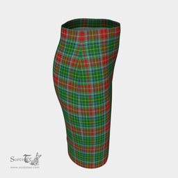 Scottish Muirhead Clan Tartan Womens Pencil Skirt Tartan Fitted Skirt