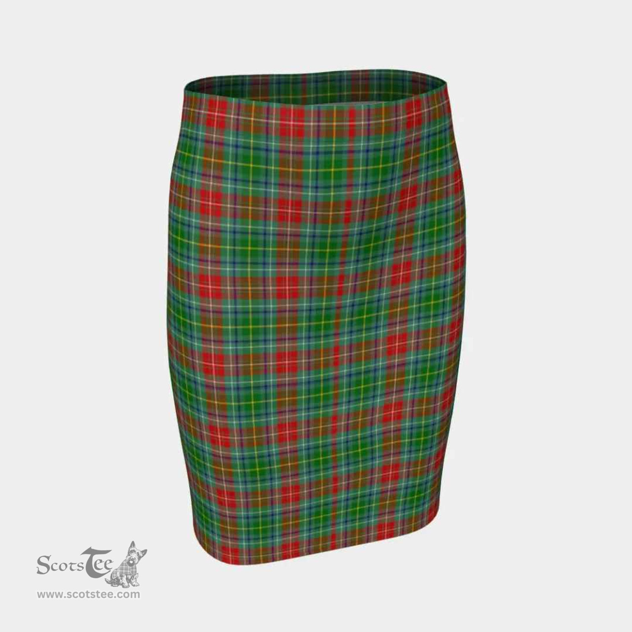 Scottish Muirhead Clan Tartan Womens Pencil Skirt Tartan Fitted Skirt