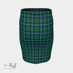 Scottish Urquhart Ancient Clan Tartan Womens Pencil Skirt Tartan Fitted Skirt