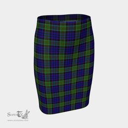 Scottish Newman Clan Tartan Womens Pencil Skirt Tartan Fitted Skirt