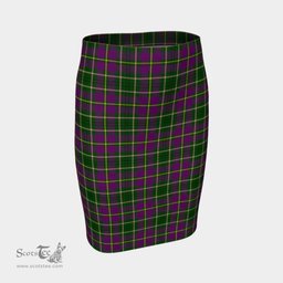 Scottish Taylor Clan Tartan Womens Pencil Skirt Tartan Fitted Skirt