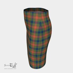 Scottish Wilson Ancient Clan Tartan Womens Pencil Skirt Tartan Fitted Skirt