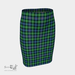 Scottish Murray of Atholl Ancient Clan Tartan Womens Pencil Skirt Tartan Fitted Skirt
