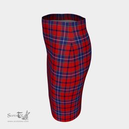Scottish Wishart Dress Clan Tartan Womens Pencil Skirt Tartan Fitted Skirt