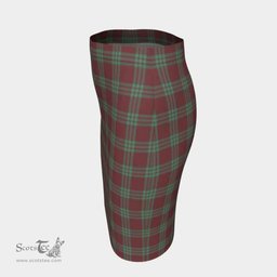 Scottish MacGregor Hunting Ancient Clan Tartan Womens Pencil Skirt Tartan Fitted Skirt