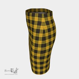 Scottish MacLeod of Lewis Ancient Clan Tartan Womens Pencil Skirt Tartan Fitted Skirt