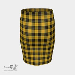 Scottish MacLeod of Lewis Ancient Clan Tartan Womens Pencil Skirt Tartan Fitted Skirt