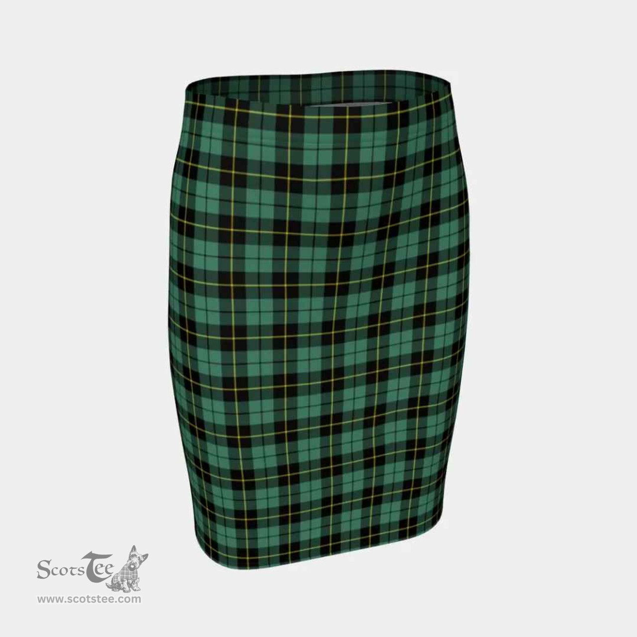 Scottish Wallace Hunting Ancient Clan Tartan Womens Pencil Skirt Tartan Fitted Skirt